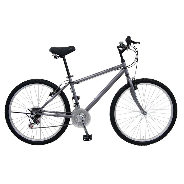 삼천리자전거 빅마운틴 21단 26인치 생활용 MTB 자전거 155cm, 다크실버, 1개, 170cm