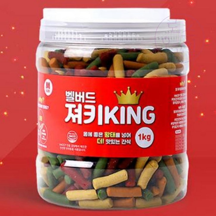 TL 져키킹 M 1KG 강아지칭찬간식