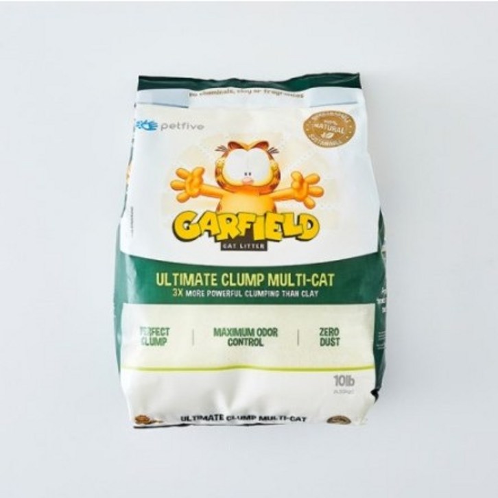 가필드 응고형 고양이 모래 Green, 4.53kg, 2개 - 쇼핑뉴스