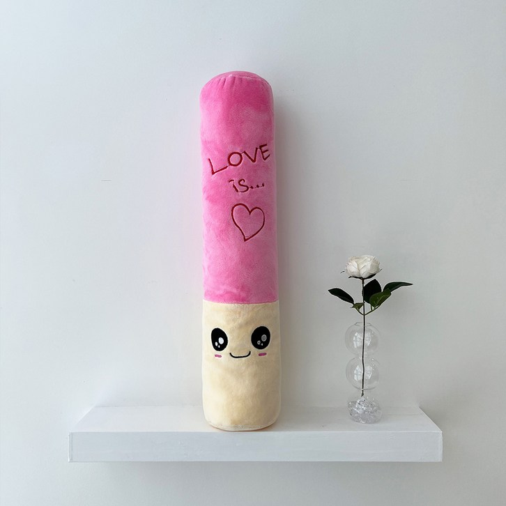 드림에버 러브 빼빼로 대형 롱쿠션 인형 110cm 60cm 커버분리  (옵션선택 필수)