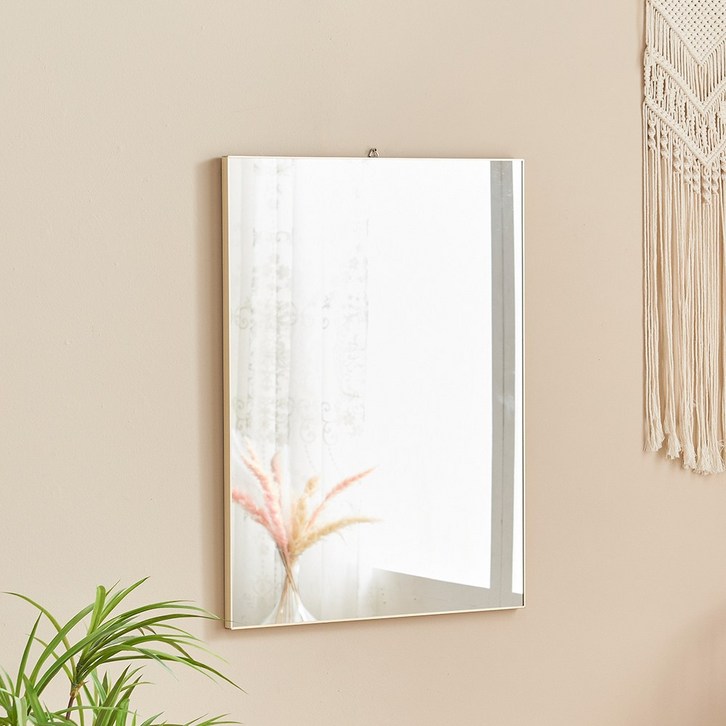 더끌림 퓨어골드 벽거울 직각 800600