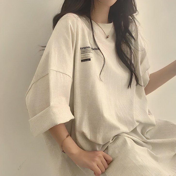 베르슈어 레터링 오버핏 빅사이즈 롱 반팔티 베르슈어 레터링 오버핏 빅사이즈 롱 반팔티