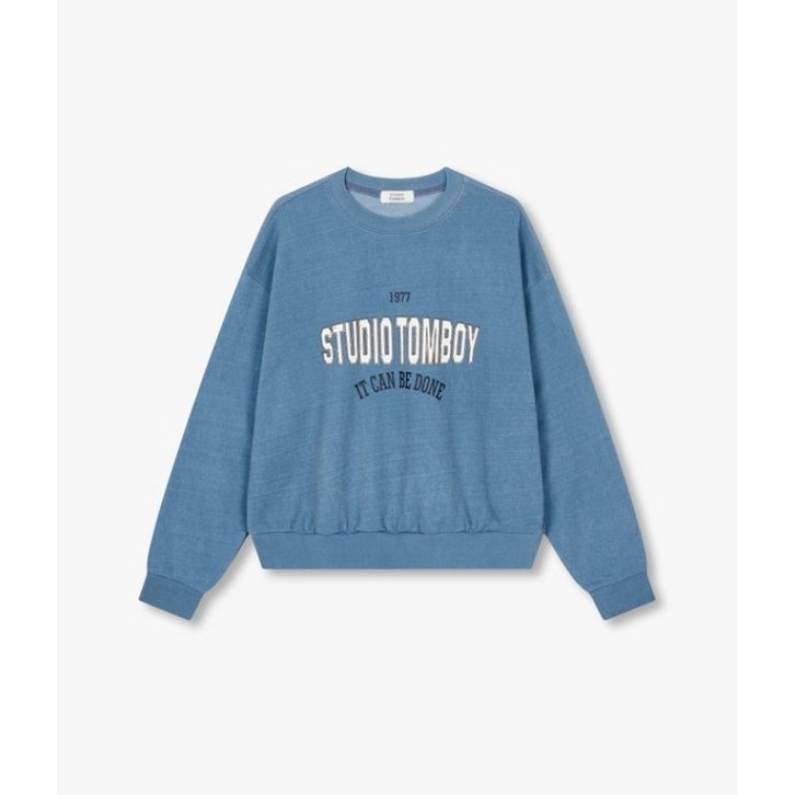 스튜디오톰보이 피그먼트 레터링 맨투맨 9175122976