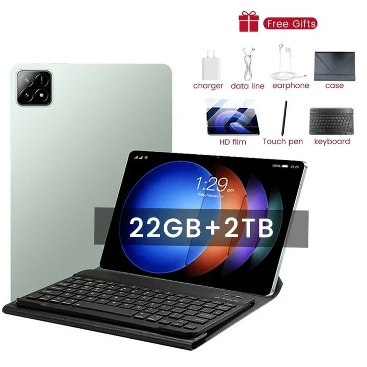 샤오미 안드로이드 2024 패드 6S 프로, 글로벌 태블릿 PC, 16 32MP, 5G 와이파이, 스냅드래곤 888, 구글