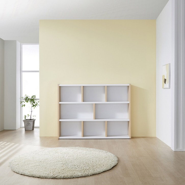 라센 3단 1600책장, 메이플화이트