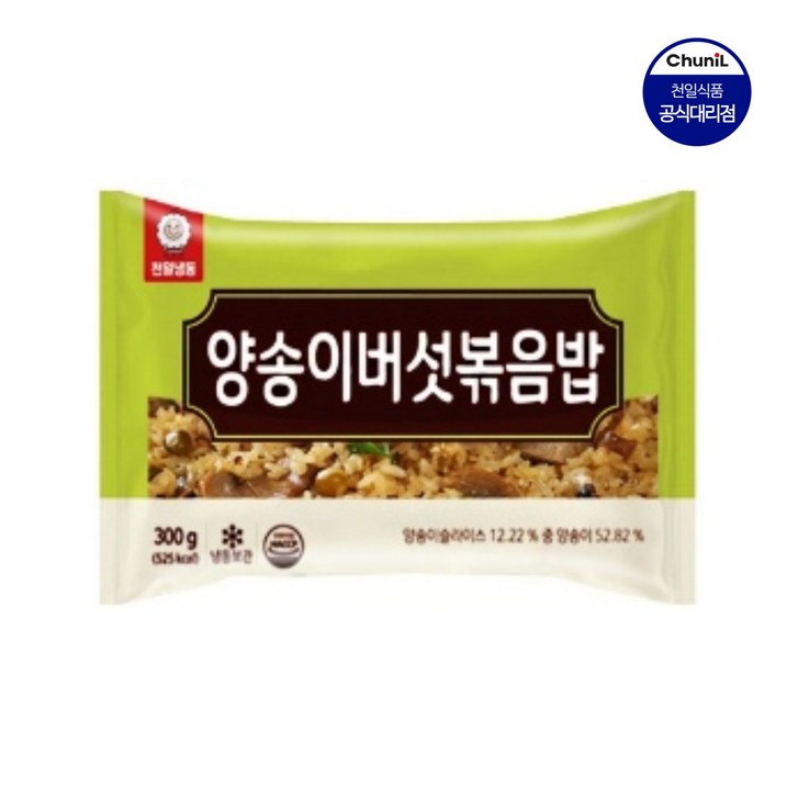 천일식품 유통기한 임박 냉동볶음밥 양송이버섯볶음 300g x 10, 300g, 10개