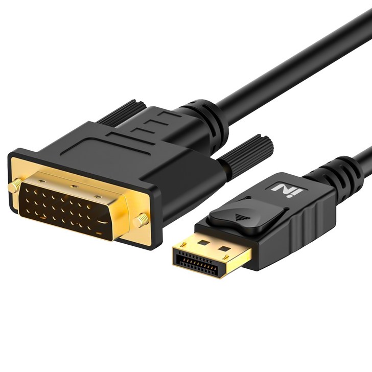 인네트워크 DP to DVI 영상 포트 타입 변환 모니터 케이블 INDPD02, 1개, 2m
