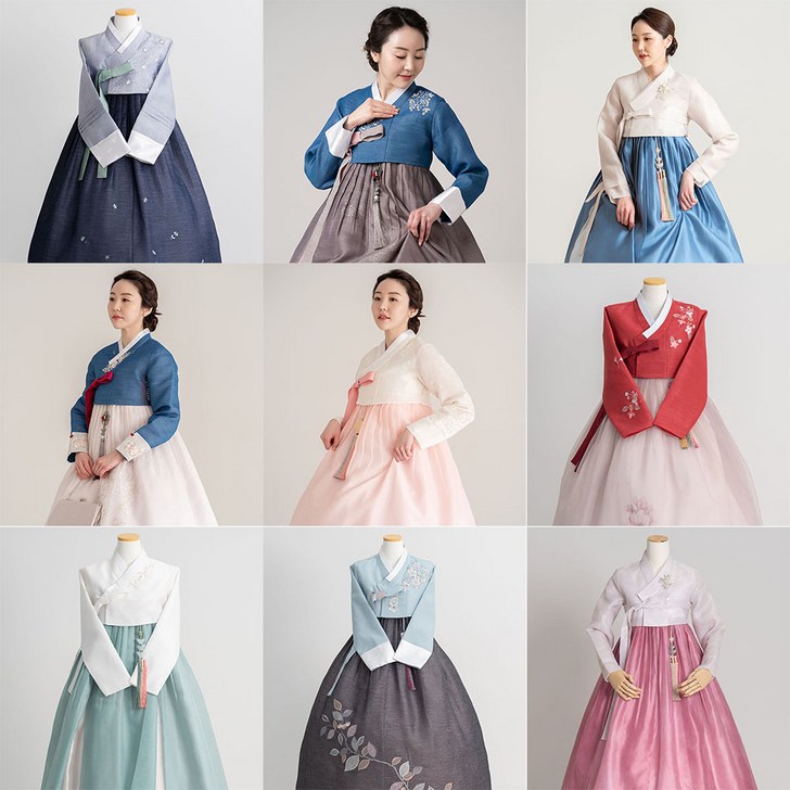 하늘달한복 한복대여 인기베스트 25종  고품격 결혼식 예식한복 청담동