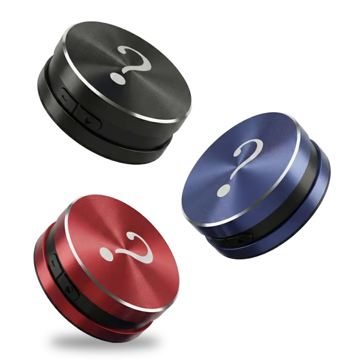 물음표 스피커 2세대 블루투스 골전도스피커 휴대용 미니 초 소형 무선 붙이는 진동 우퍼 거실