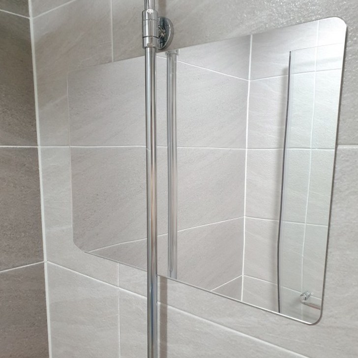 대형 모칸도 아크릴 거울 45X60cm 모서리 라운드형 접착식 DIY거울 두께 2mm, 모서리라운드 45X60 2mm