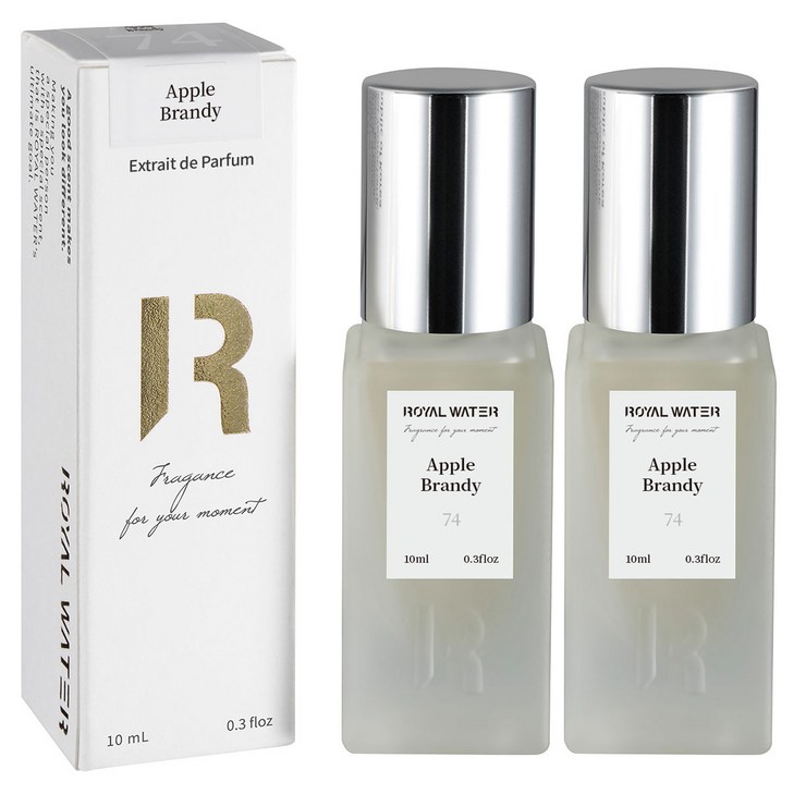 로얄워터 엑스트레 애플 브랜디 오 드 퍼퓸, 10ml, 2개