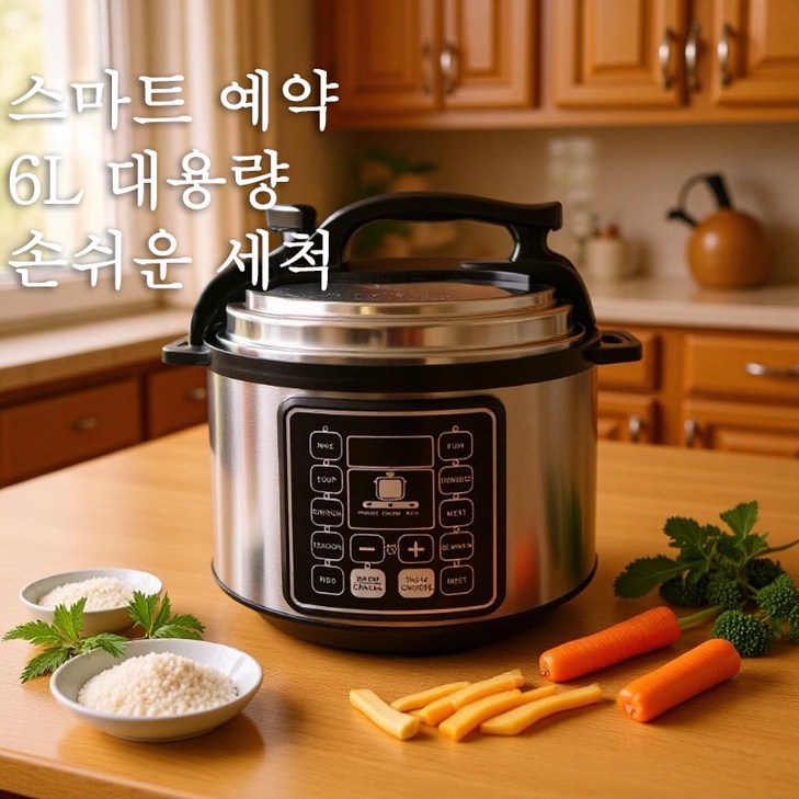 Mochae 멀티 압력밥솥 초대용량 밥솥 전기 압력솥 가정용 6L