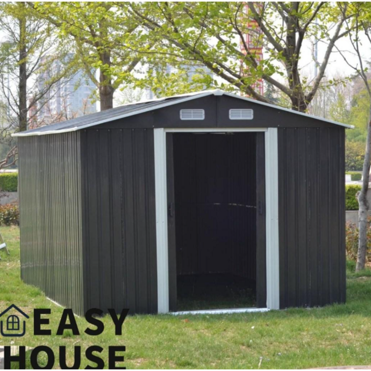 리뉴얼 이지하우스 6X8 농막 조립식 창고 공장 직접 공급 야외 도구 방 개인 정원 보관실 필드 창고 농촌 주거, 리뉴얼 네이비 6 X 8 빅  조립식 창고