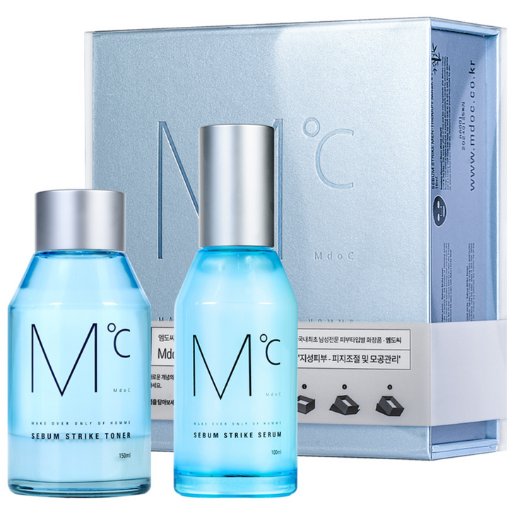 엠도씨 세붐 스트라이크 남성 기초화장품 3종 세트