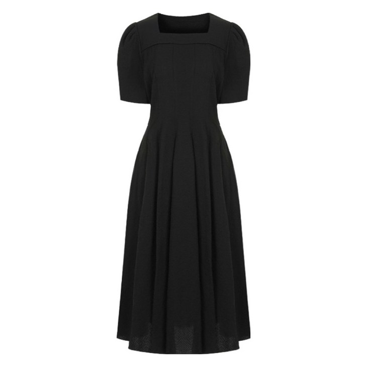 페이지플린 시어서커 핀턱 스퀘어 원피스 P4BOP015A