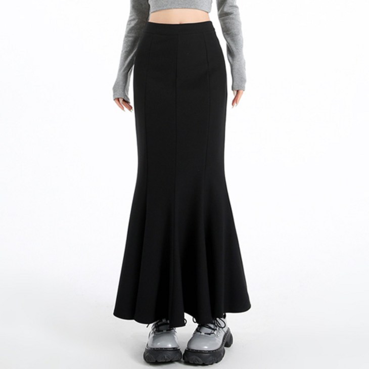 루나걸 여성용 모달라인 머메이드 스커트 L26SPSK012713