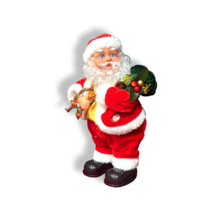 크리스마스 음악 댄싱 인형 춤추는 장난감 자동 동작 배터리