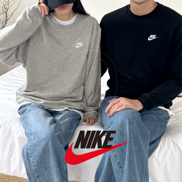 오늘출발 나이키 맨투맨 긴팔 티셔츠 로고 남성 여성 남녀공용 바다앤마르