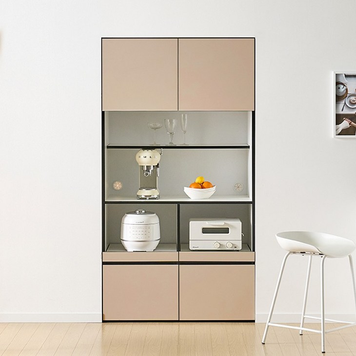 집무드 레귤러 홈카페 오브제 슬라이딩 빌트인 수납장 800