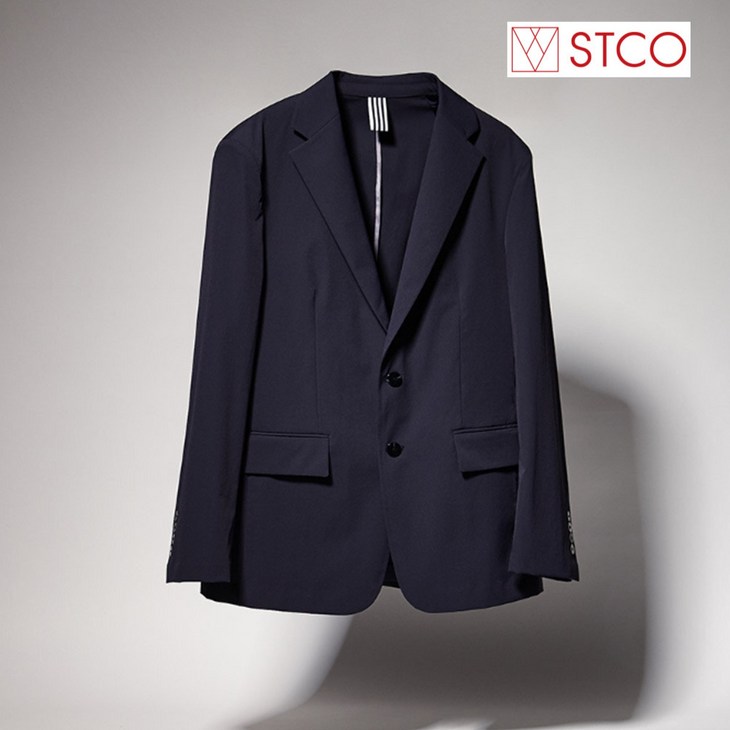 여름 STCO 에스티코 릴렉스핏 셋업자켓 네이비 SEJTB14NSN