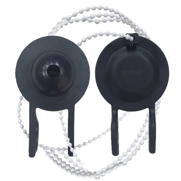 본라이프 양변기 덮개 PVC 마개 변기구슬줄, 검정 본라이프 양변기 덮개 PVC 마개 변기구슬줄, 검정