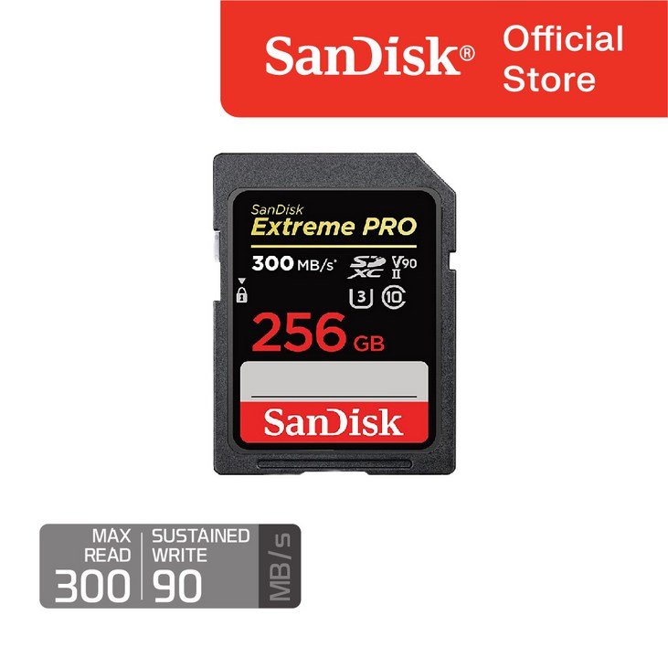 샌디스크 Extreme PRO SD Card V90, 1개 샌디스크 Extreme PRO SD Card V90, 1개