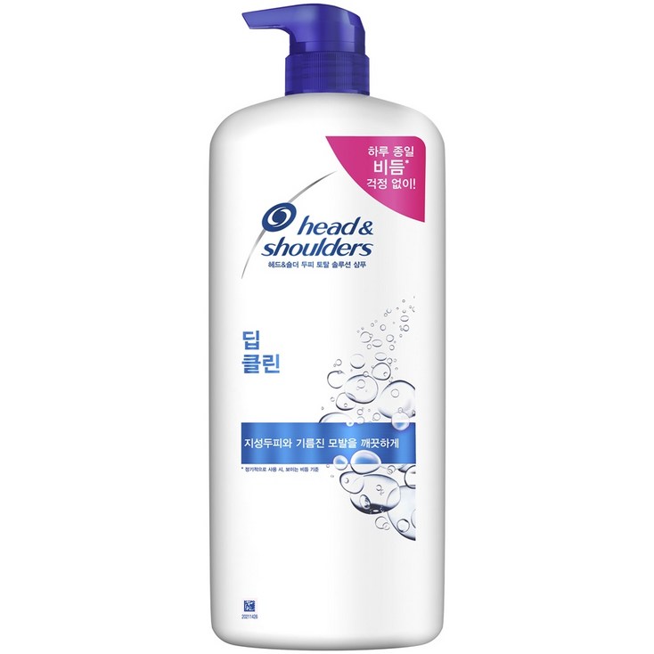 헤드앤숄더 딥 클린 샴푸 시원한 향, 1.2L, 1개 헤드앤숄더 딥 클린 샴푸 시원한 향, 1.2L, 1개