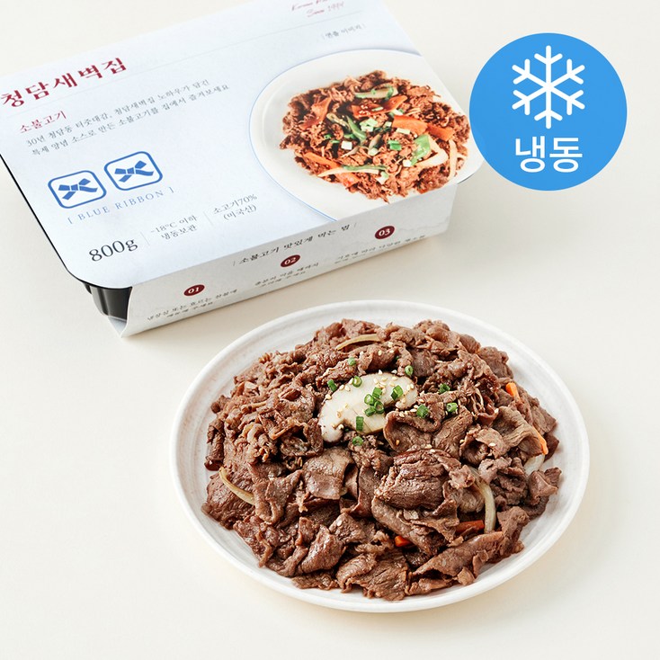 청담새벽집 소불고기 냉동, 800g, 1개
