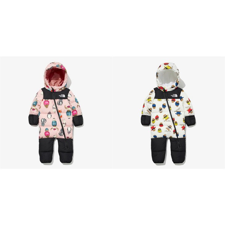 노스페이스키즈 아기 우주복 NQ1DM95 인펀트 눕시 원피스 INFANT NUPTSE ONE PIECE 백화점정품ST6592