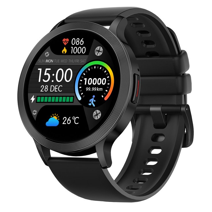 웨어러블 통화가능 스마트워치 S5 1.39인치 한글판, 블랙, 3.5cm, GPS 블루투스