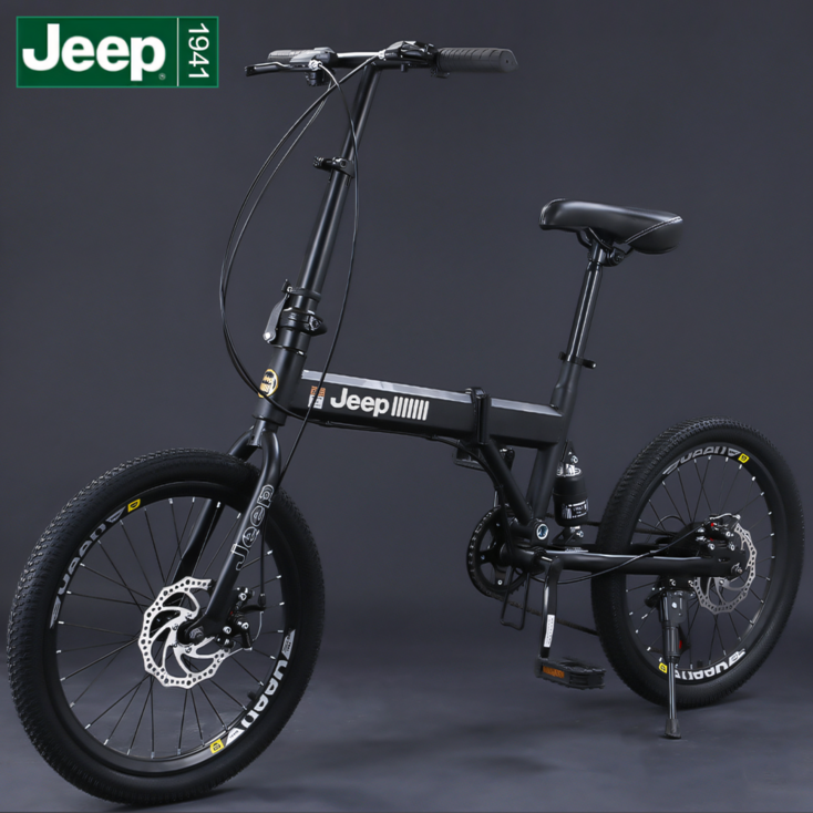 Jeep 미니벨로 20인치 접이식자전거 7단변속 뒷서스펜션 Jeep 미니벨로 20인치 접이식자전거 7단변속 뒷서스펜션