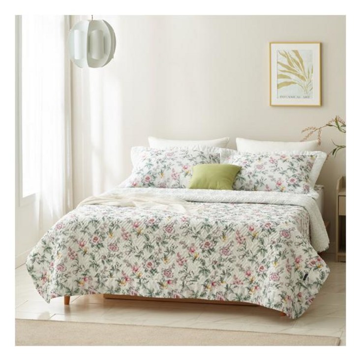 AK플라자 나이스필 피오니 부드러운 모달 누비이불Q