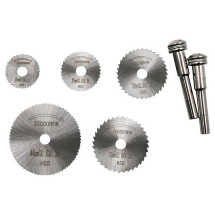 원형톱날 나무자르기 플라스틱 목재 절단 그라인더 원형톱, 4세트
