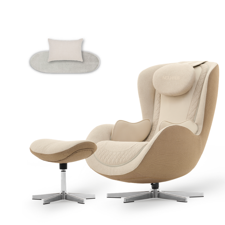 누하스 누캄포L 패브릭 에디션 안마의자  전용러그 세트 방문설치