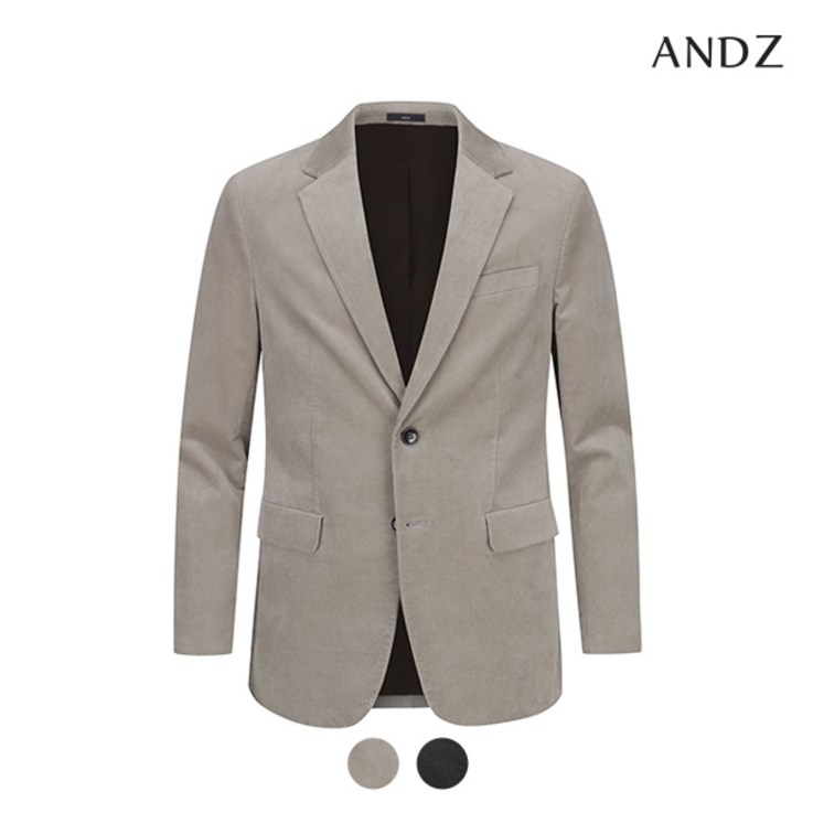 앤드지 앤드지  스트레치 코듀로이 캐주얼 셋업 자켓BZB4KG1102