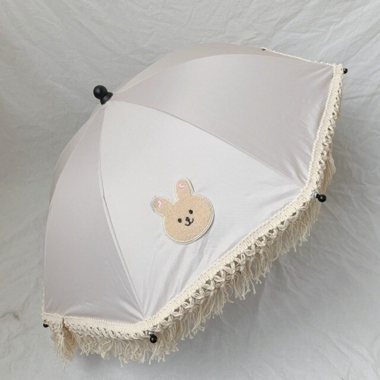양산 어린이 야외 유모차 태양 그늘 우산 레이스 꽃 보헤미안 베이비 비치 자외선 차단 - 투데이밈