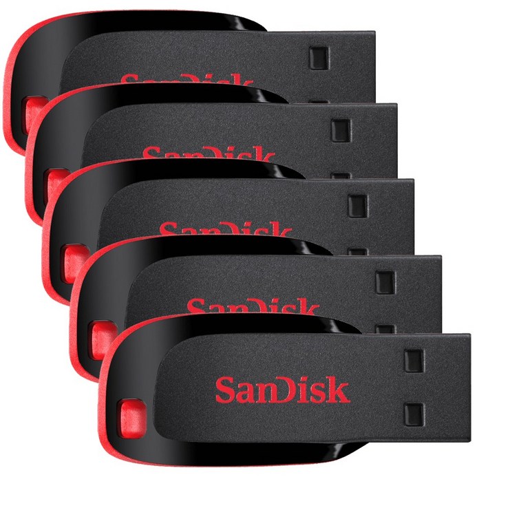샌디스크 크루저 블레이드 USB 플래시 드라이브 SDCZ50 단자노출형