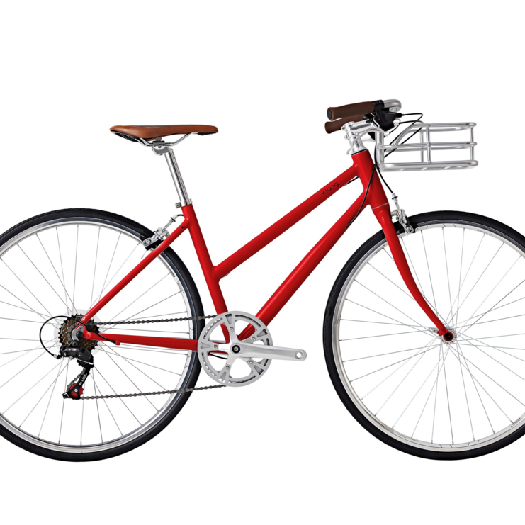 2022 벨로라인 클랑 자전거 여성 자전거, 레드 10