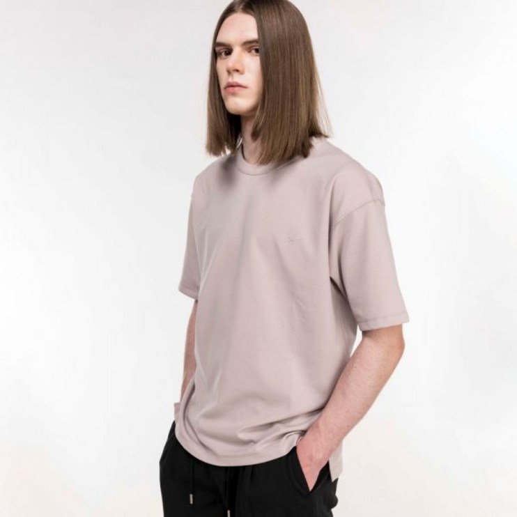 지오송지오 시그니처 베이직 티셔츠 베이지 ZF3TS392BE 200449