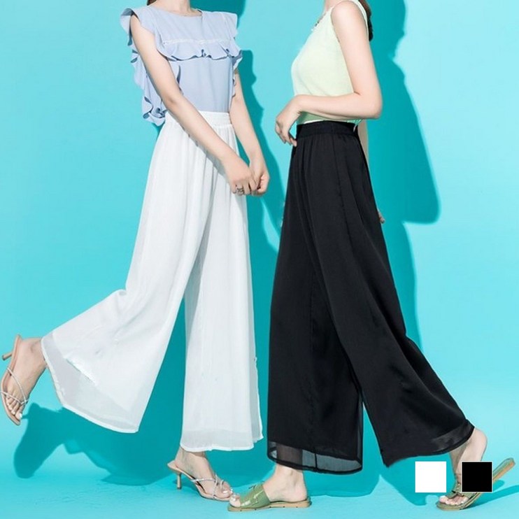 설아 쉬폰 밴딩 통바지 SD230309 설아 쉬폰 밴딩 통바지 SD230309