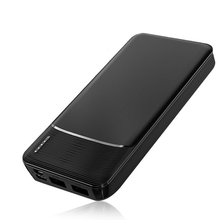 KLIFE 30000mAh 대용량 보조배터리 잔량표시, 블랙, 블랙 30000mAh