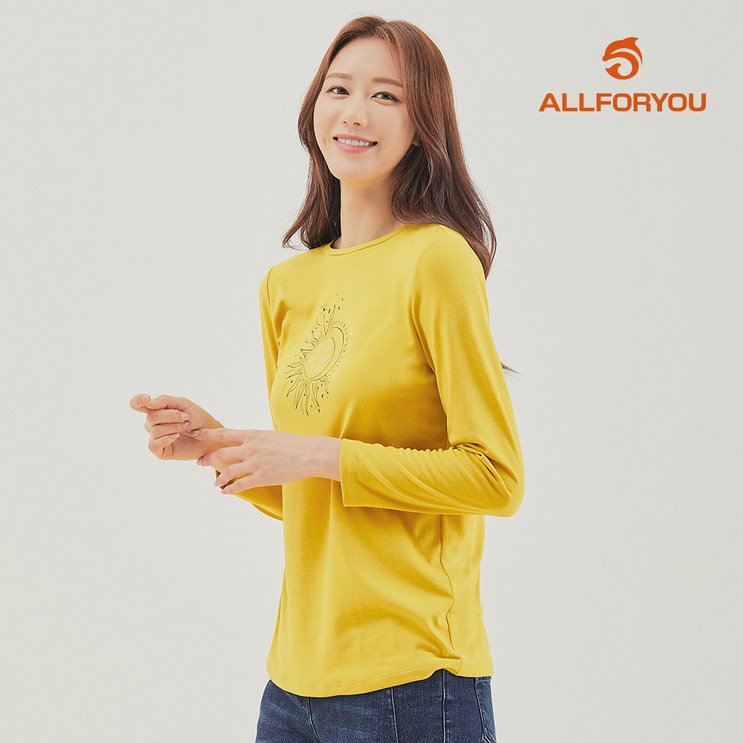 올포유 여성 라운드 티셔츠 ALQTK7311217 G