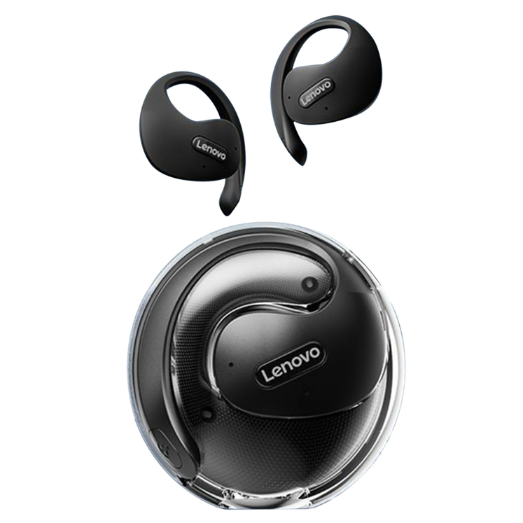 레노버 X15 pro 오픈형 귀걸이 블루투스 이어폰 5.4 운동 러닝 무선스 이어폰, 블랙