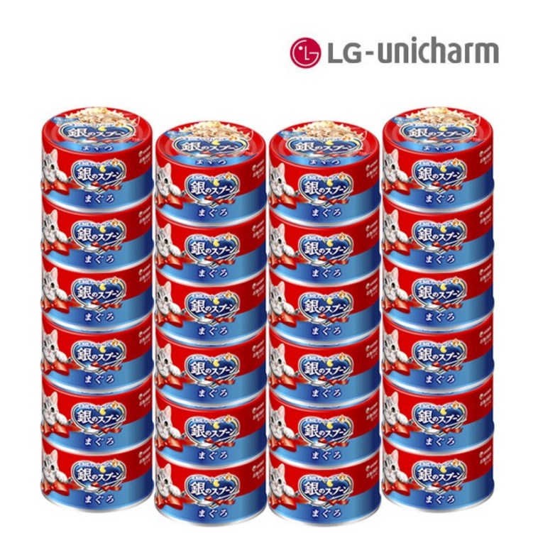 유니참 긴노스푼 캔참치 70G 24캔고양이 간식