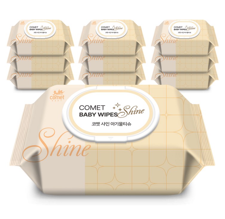 코멧 샤인 아기물티슈 캡형