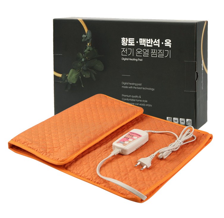 AMC 황토 맥반석 옥 전기 온열 찜질기, HM3660