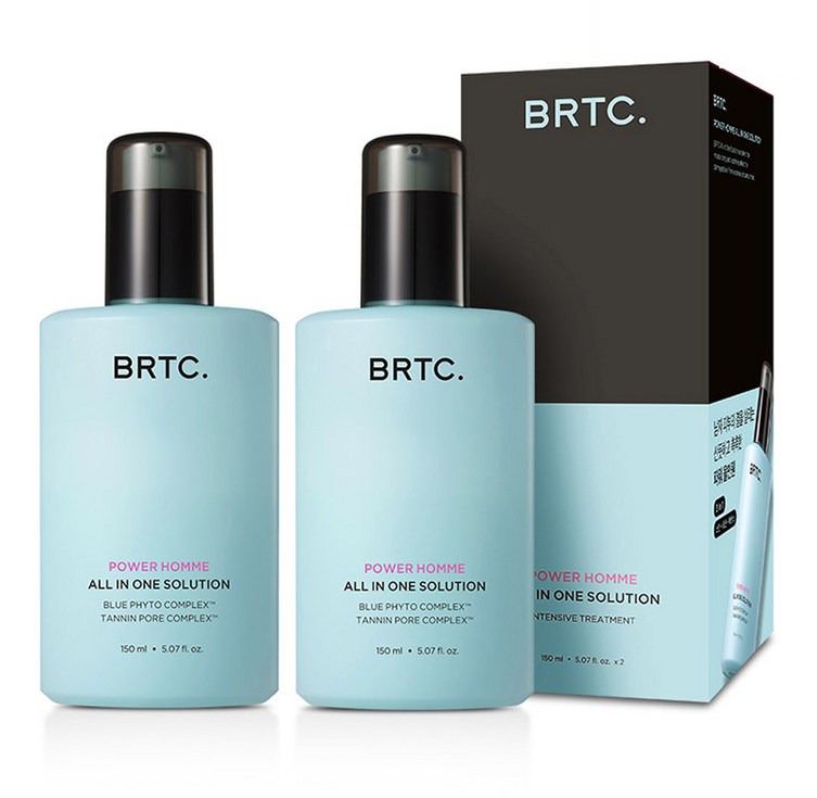 비알티씨 파워 옴므 솔루션 올인원, 150ml, 2개 비알티씨 파워 옴므 솔루션 올인원, 150ml, 2개