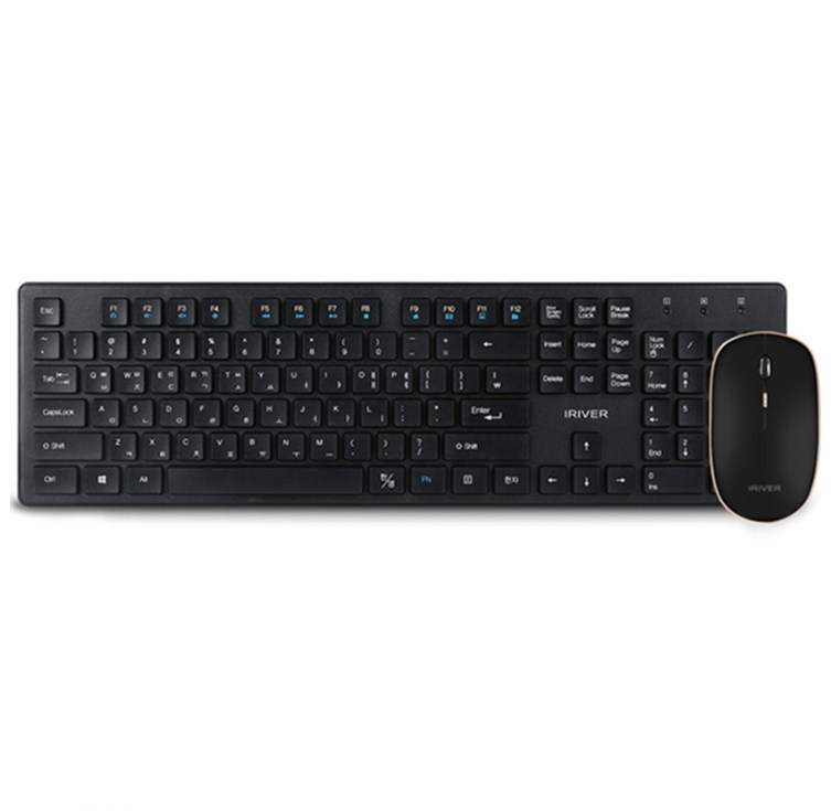 아이리버 2.4G 무선 키보드  마우스 세트 IRWMK5000B, IRWMK5000B, 블랙, 일반형