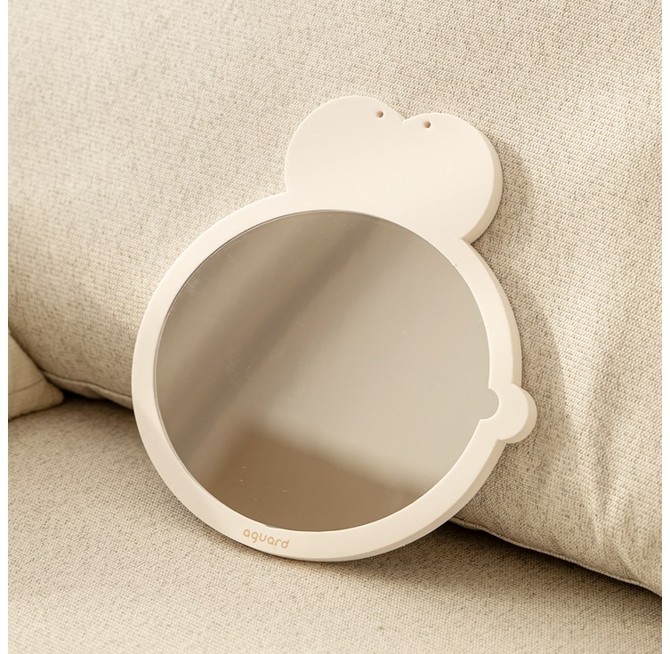 아가드 아기 베베 비비 소프트 벽걸이 아크릴 안전 거울 비비, 크림화이트