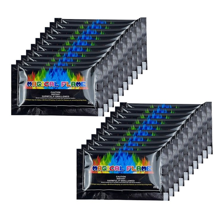 써니트립 매직파이어 오로라가루 25g 20개, 혼합색상